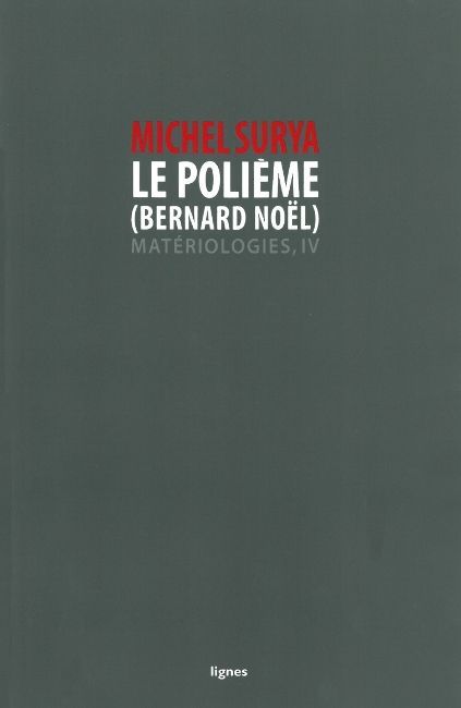 Le Polième (Bernard Noël)