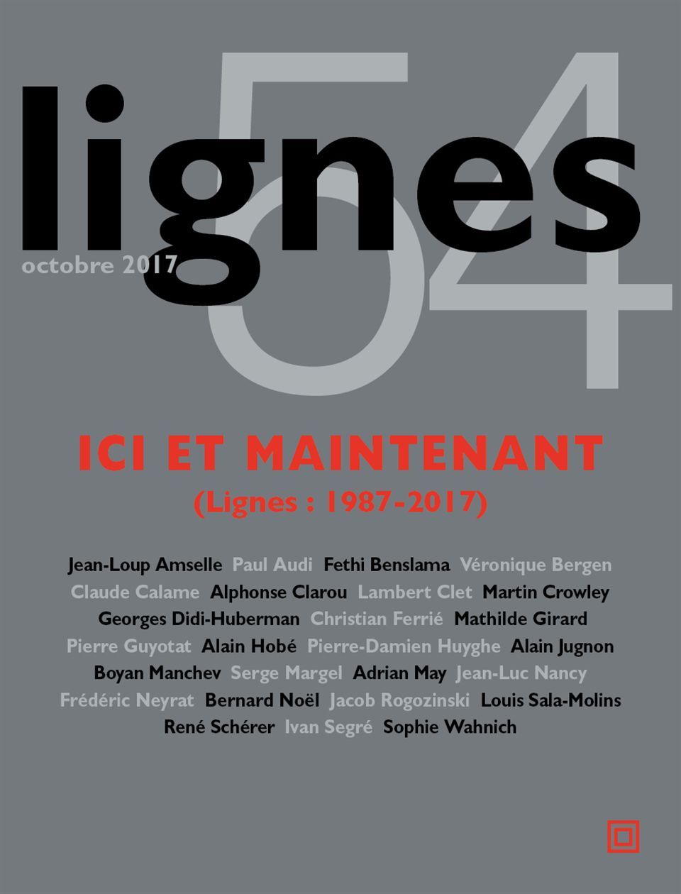 Revue Lignes N°54