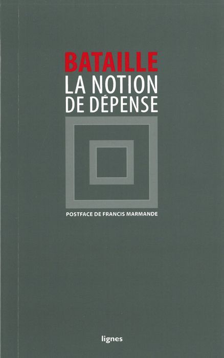La Notion de dépense