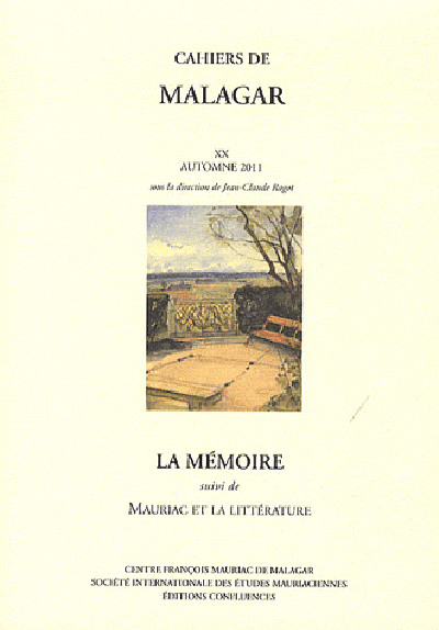 CAHIERS DE MALAGAR XX LA MEMOIRE