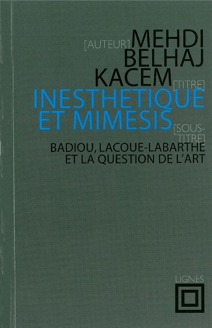 Inesthétique et mimesis