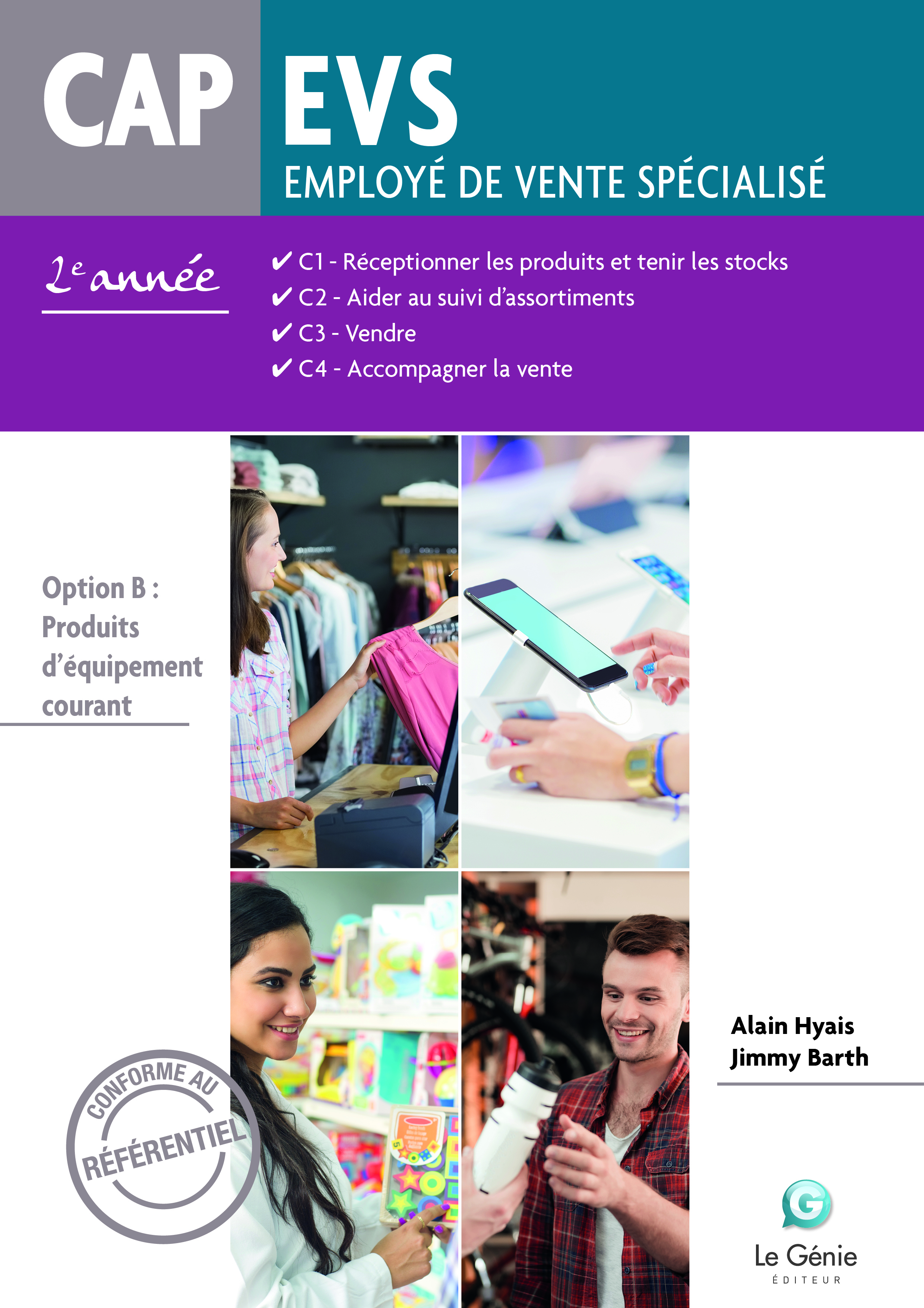 CAP EVS C1.C2.C3.C4 - Option B - 2ème année