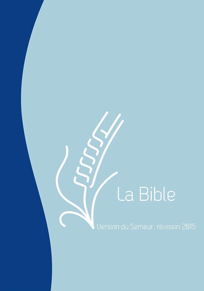 Bible du Semeur 2015, bleue avec zip