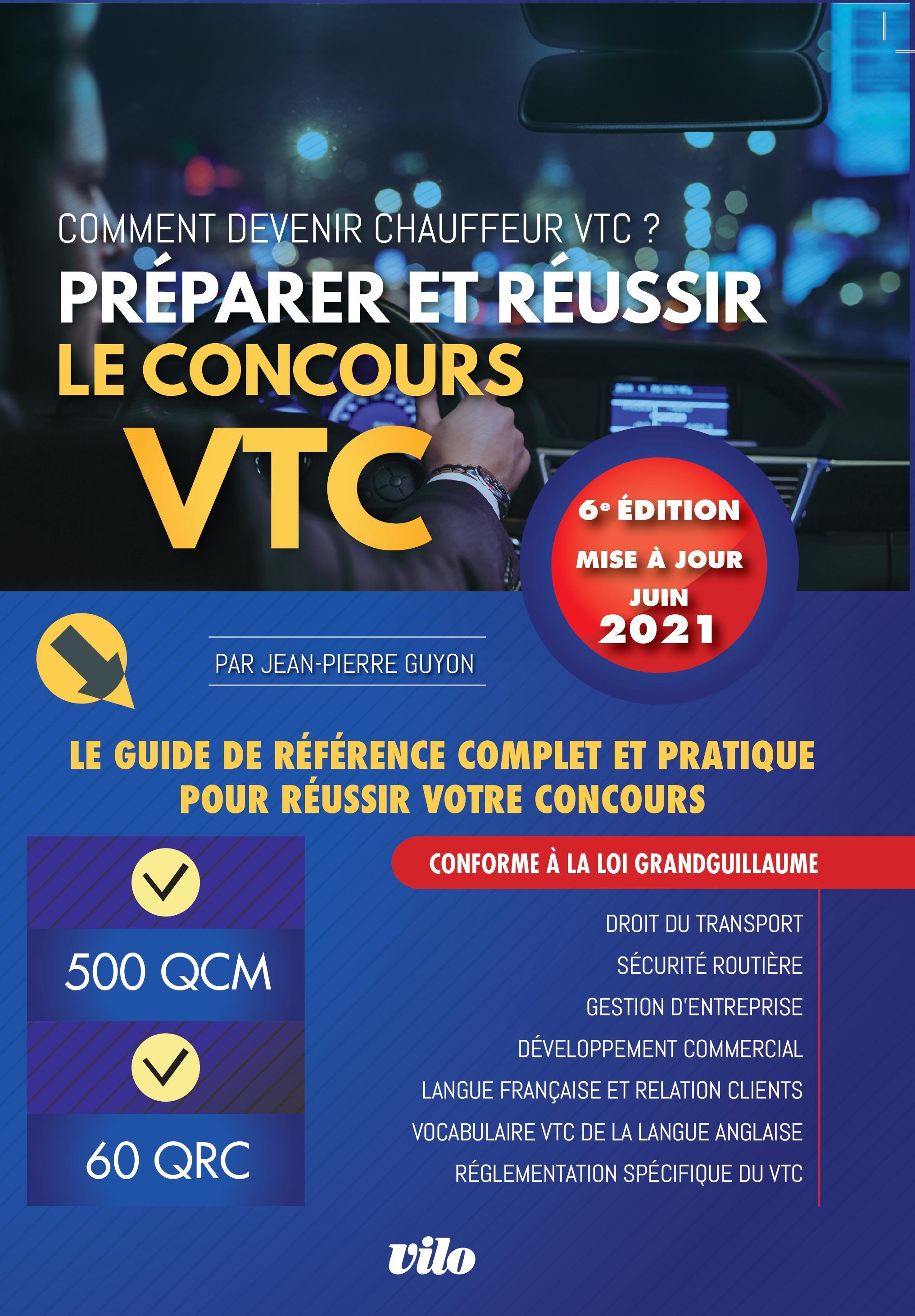 Préparer et réussir le concours VTC 