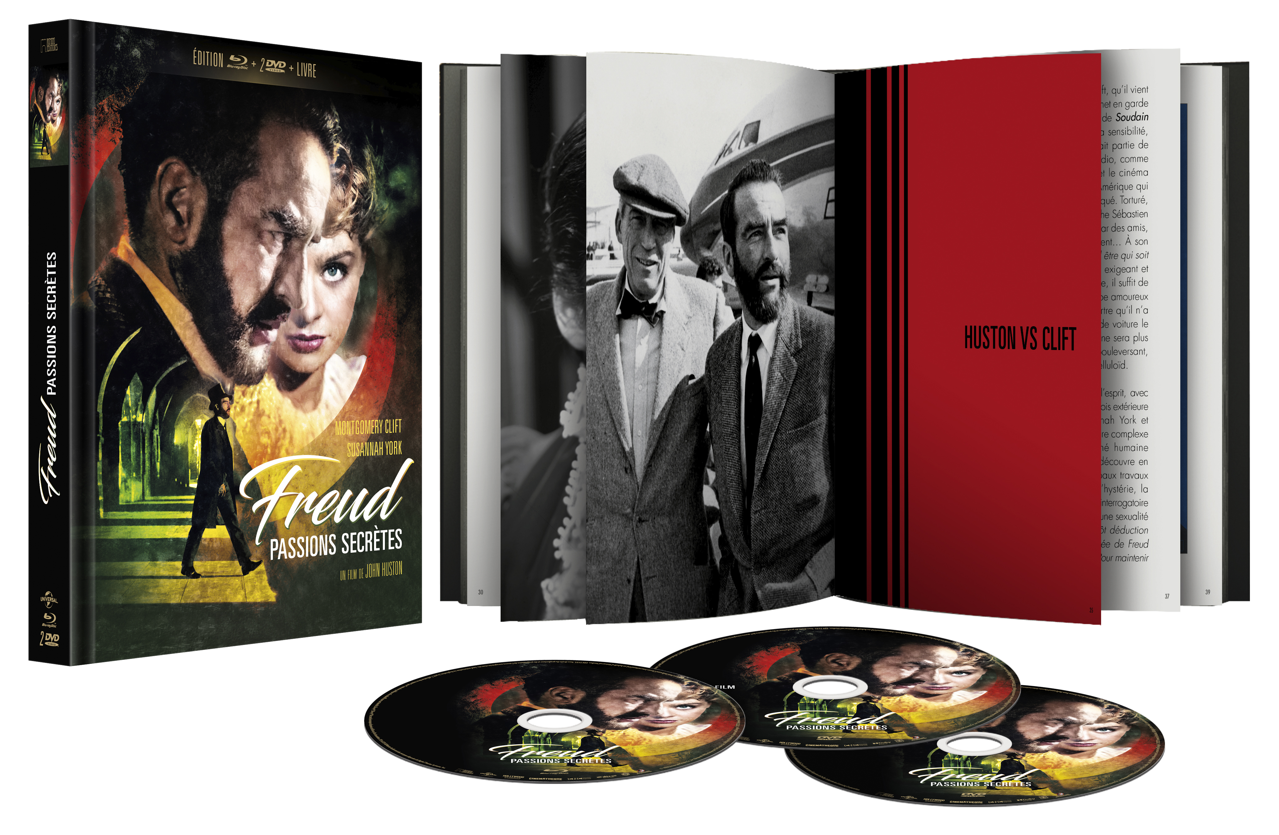 FREUD, PASSIONS SECRETS - COMBO DVD + BLU-RAY + LIV MEDIABOOK