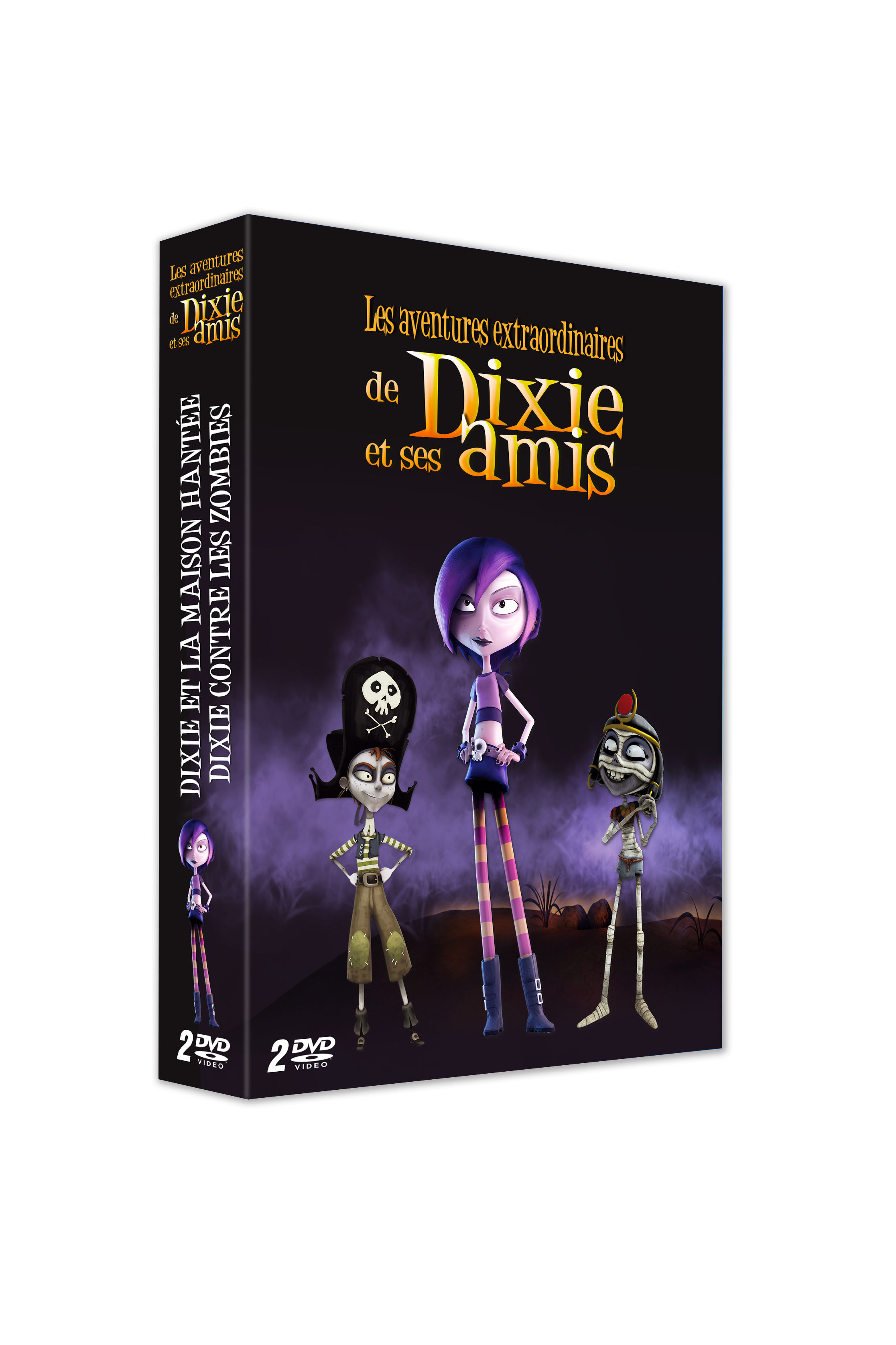 AVENTURES EXTRAORDINAIRES DE DIXIE ET SES AMIS (LES) - 2 DVD