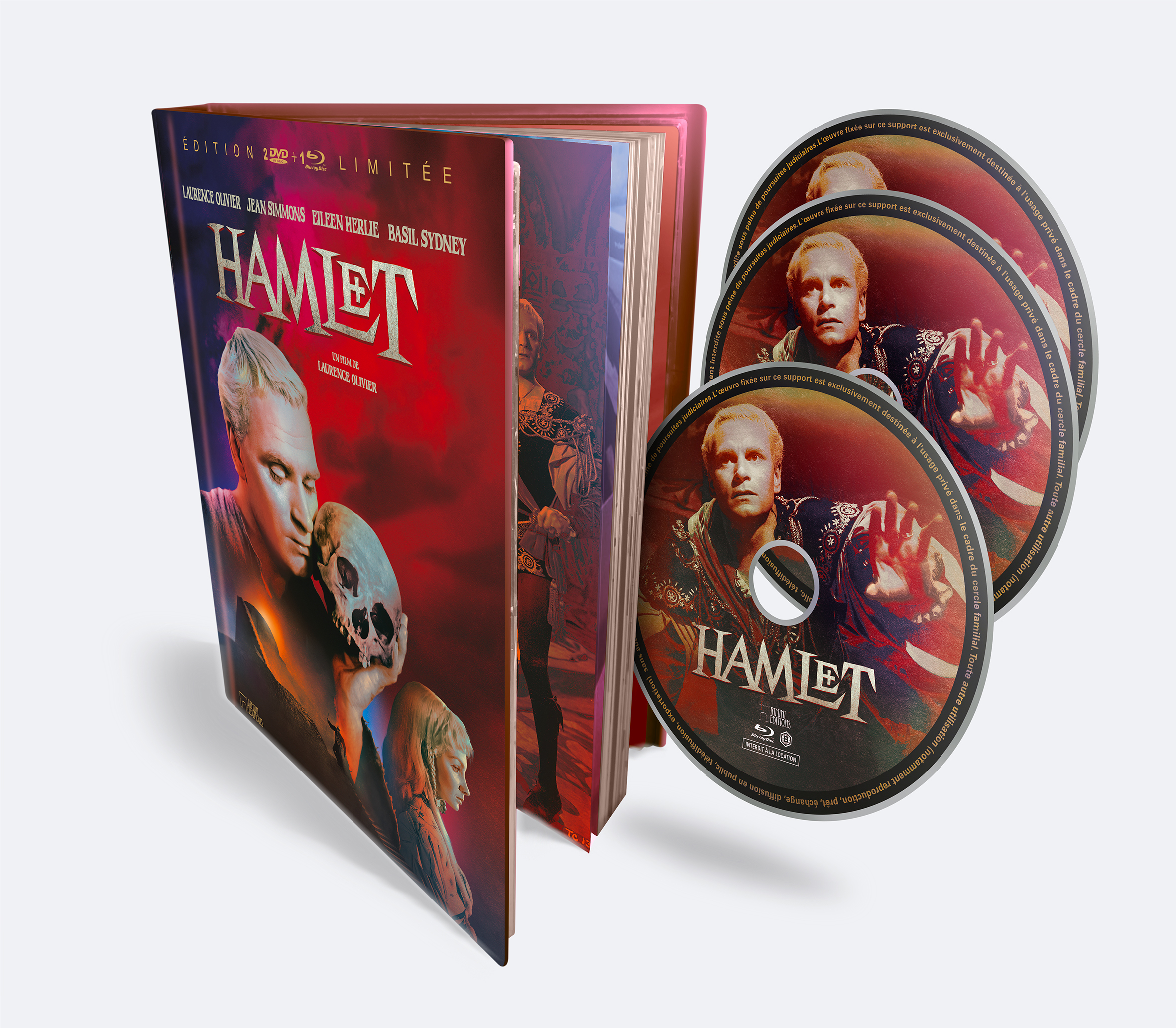 HAMLET - COMBO DVD + BLU-RAY + LIV MEDIABOOK