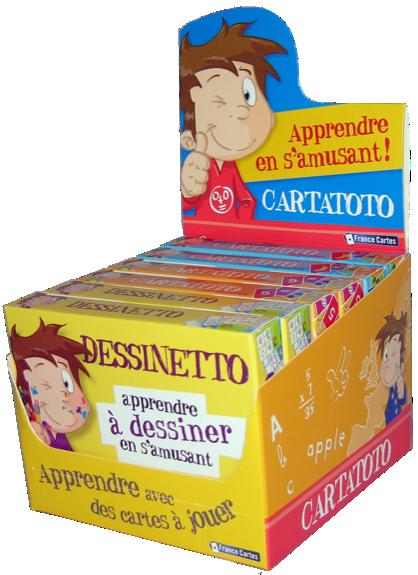 Présentoir Cartatoto Mes premiers jeux