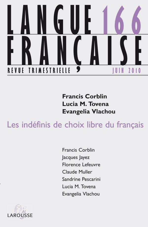 Langue française n° 166 (2/2010)