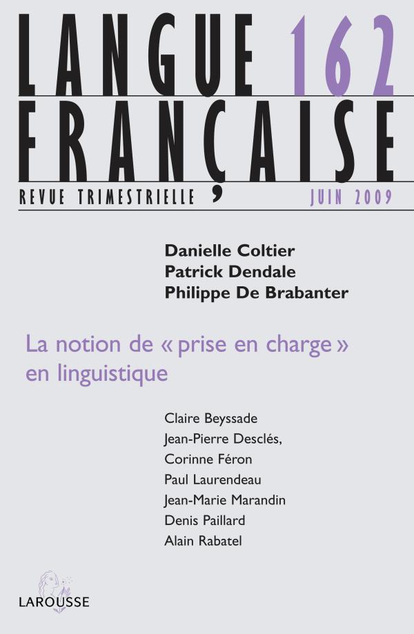 Langue française n° 162 (2/2009)