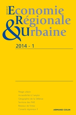 Revue d'économie régionale & urbaine (1/2014) Varia