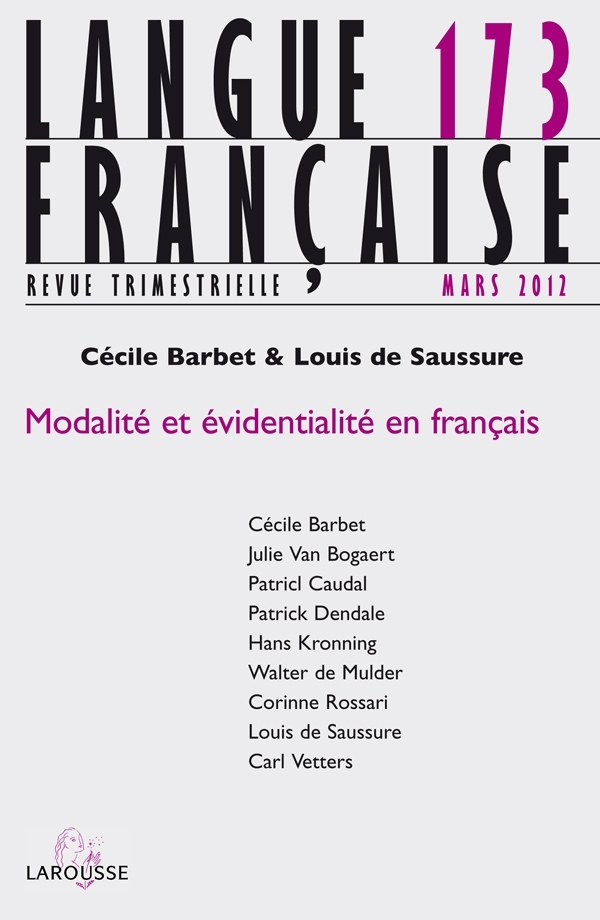 Langue française n° 173 (1/2012)