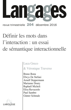 Langages n° 204 (4/2016)