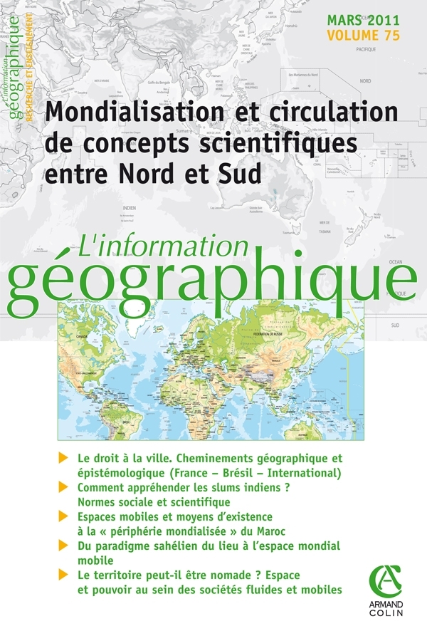 L'information géographique - Vol. 75 (1/2011)