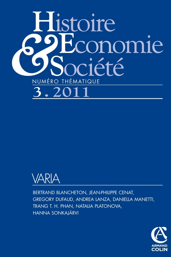 Histoire, économie & société (3/2011) Varia