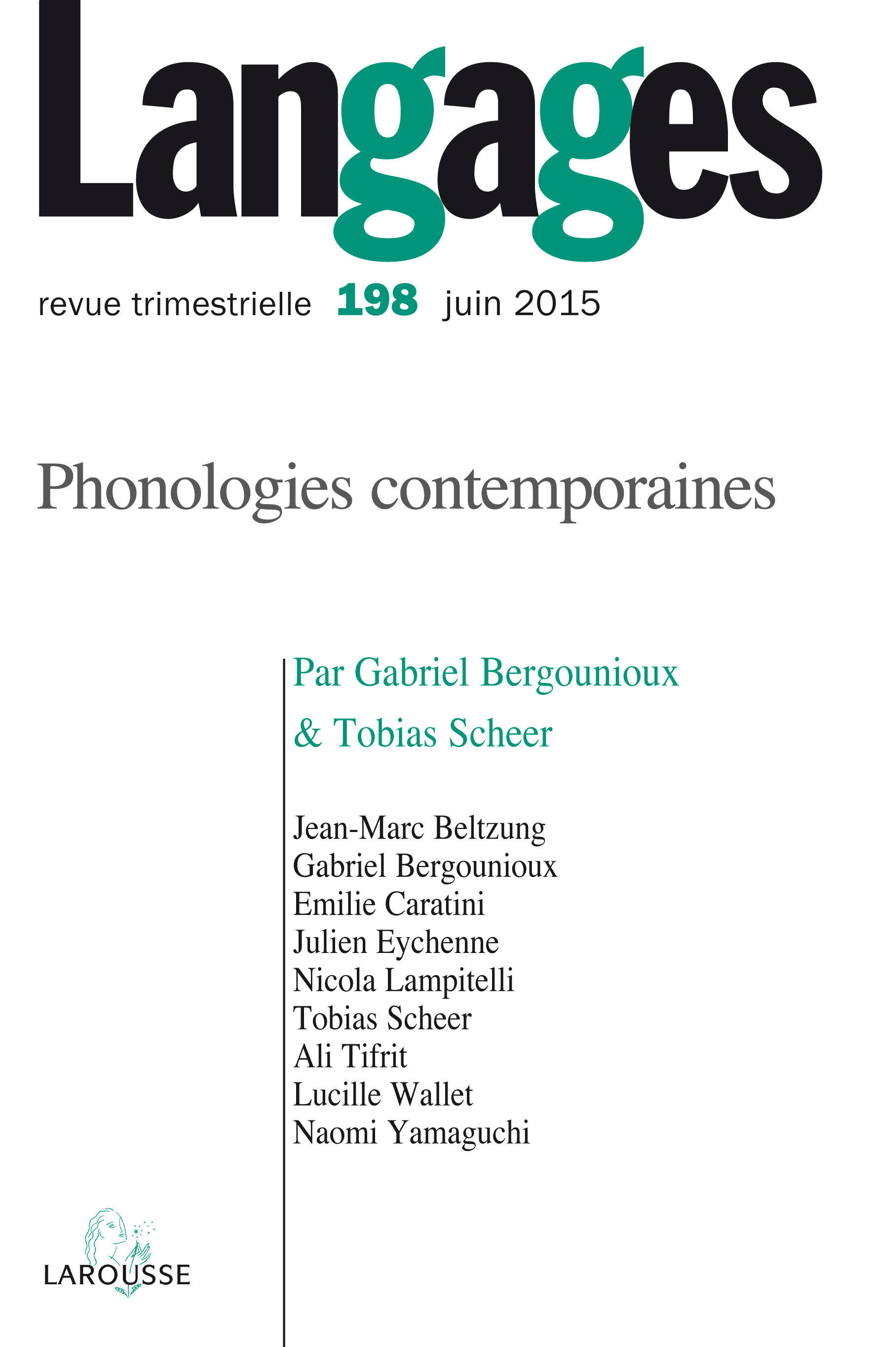 Langages n° 198 (2/2015) Phonologies contemporaines