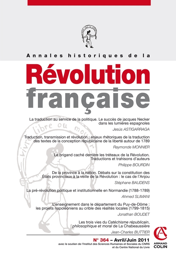 Annales historiques de la Révolution française n° 364 (2/2011)