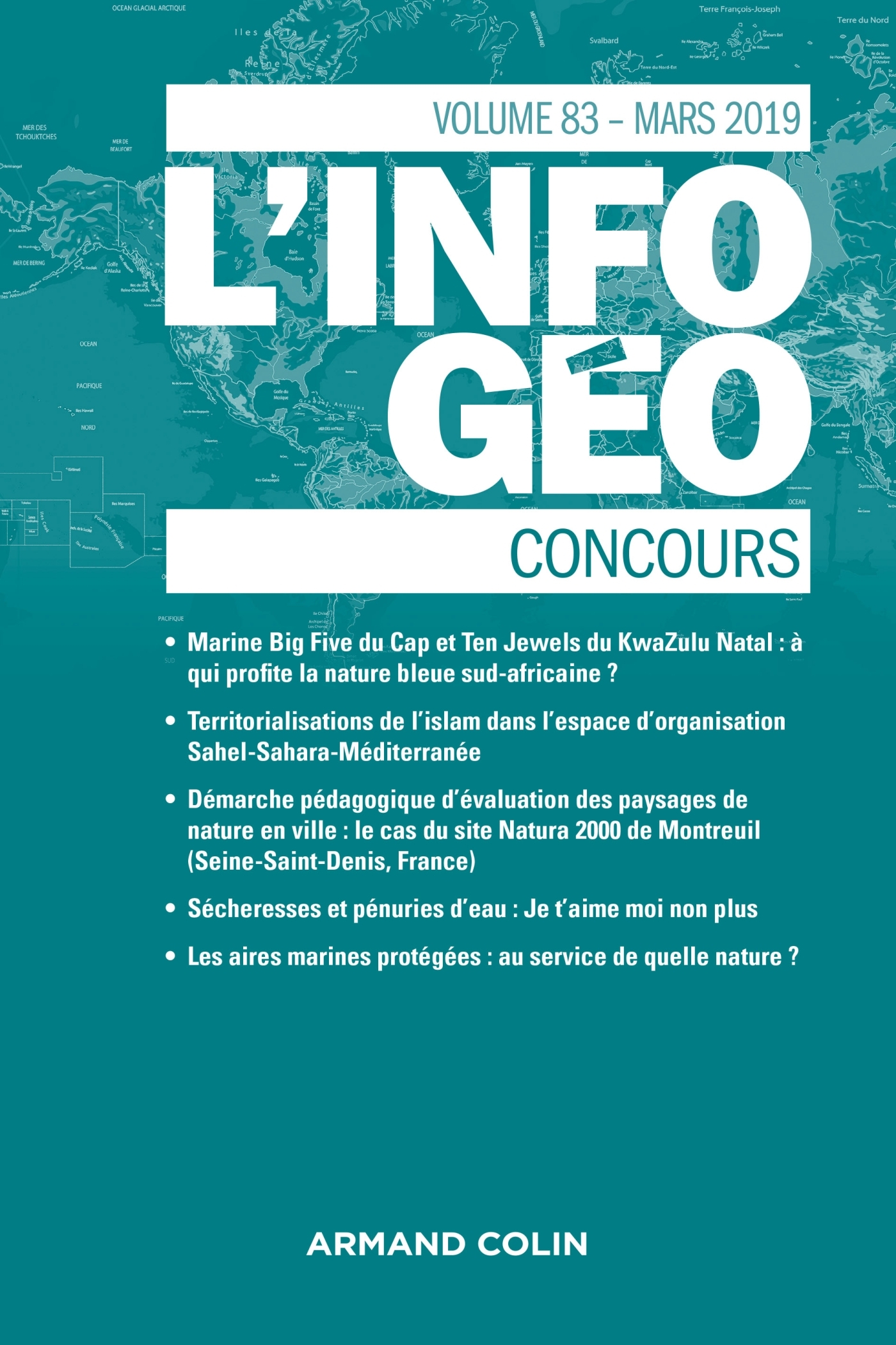 L'Information géographique (1/2019) Concours