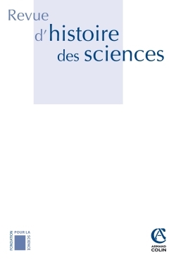 Revue d'histoire des sciences - Tome 65 (1/2012) Varia