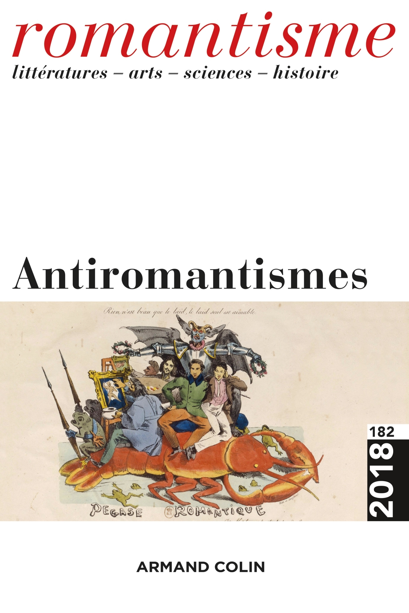 Romantisme n° 182 (4/2018) Antiromantismes