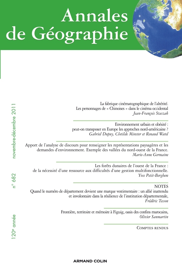 Annales de Géographie n° 682 (6/2011)