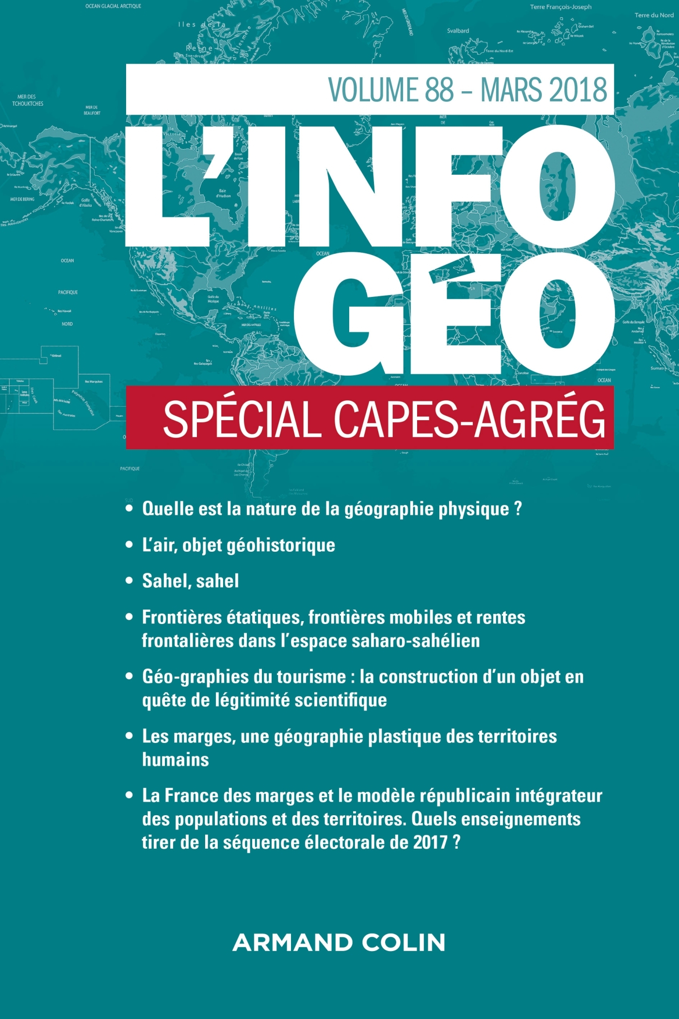 L'Information géographique (1/2018) Spécial capes-agrég