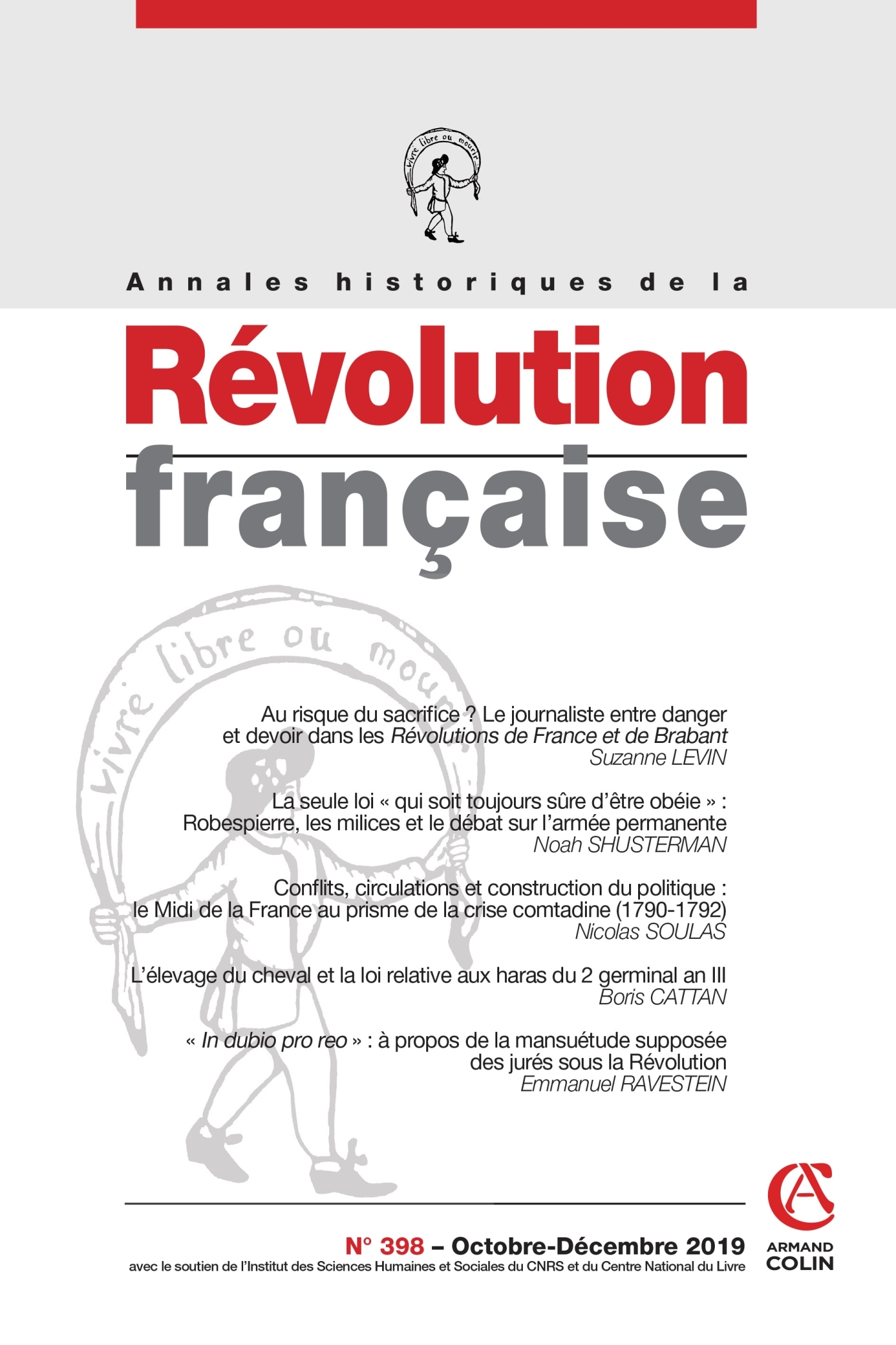 Annales historiques de la Révolution française Nº398 4/2019 Varia