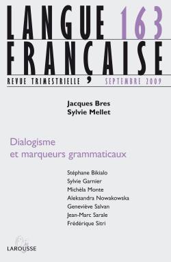 Langue française n° 163 (3/2009)
