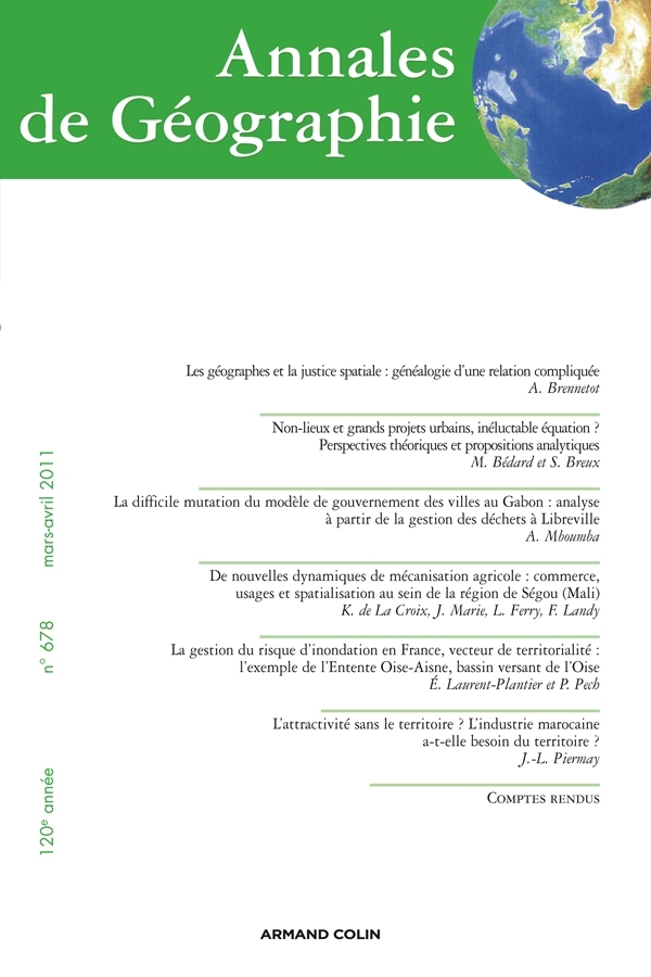 Annales de Géographie n° 678 (2/2011)