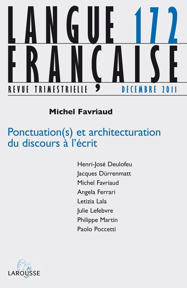 Langue française n° 172 (4/2011)