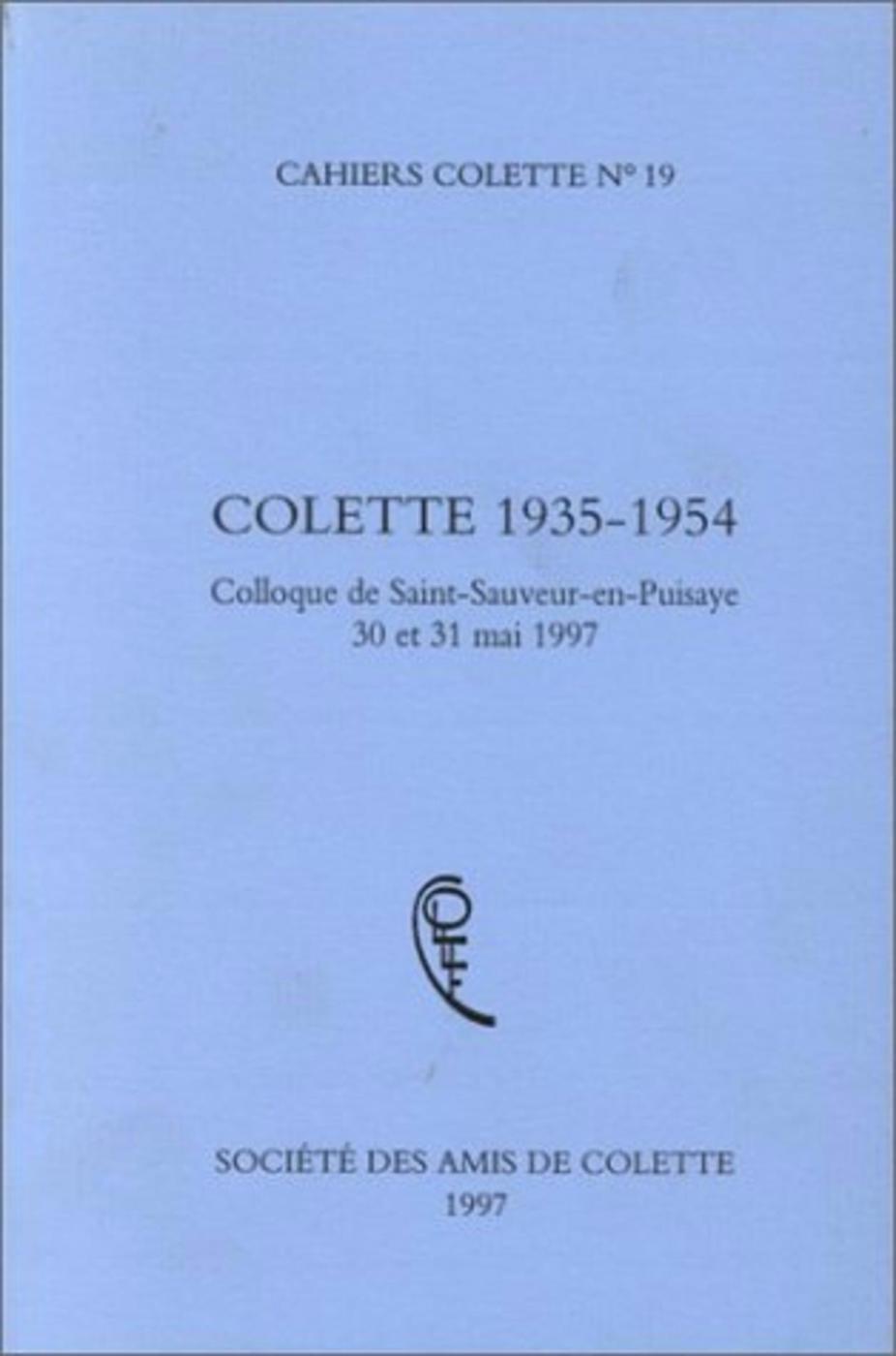 COLETTE 1935 1954