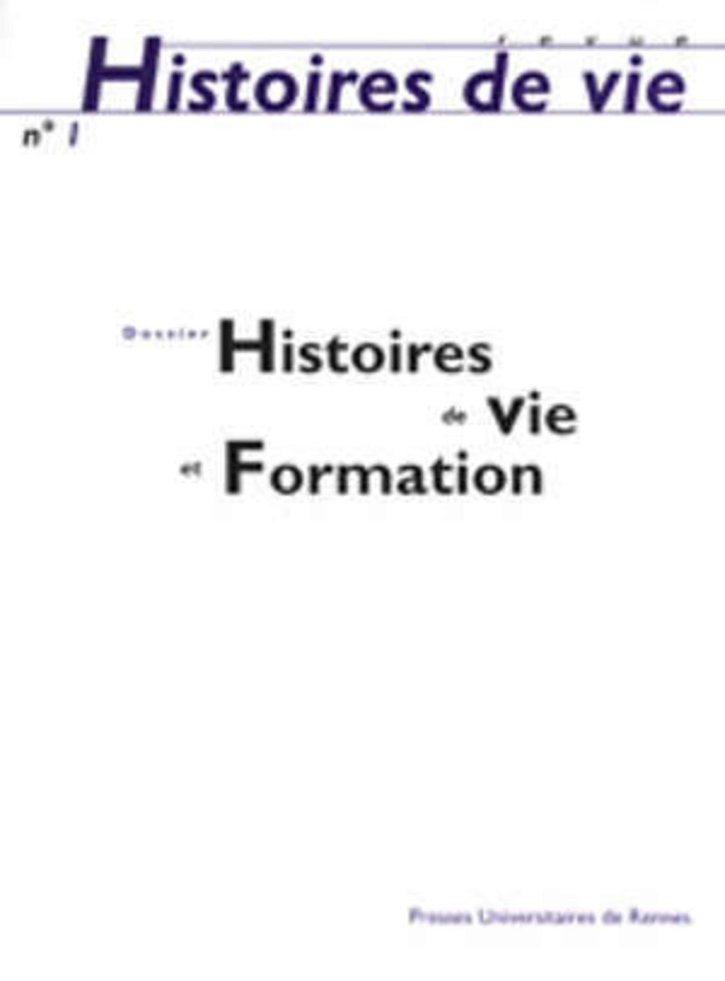 Histoire de vie ET FORMATION