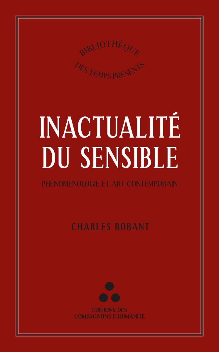 Inactualité du sensible