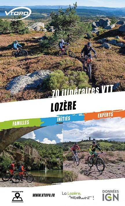 LOZERE 70 ITINERAIRES VTT
