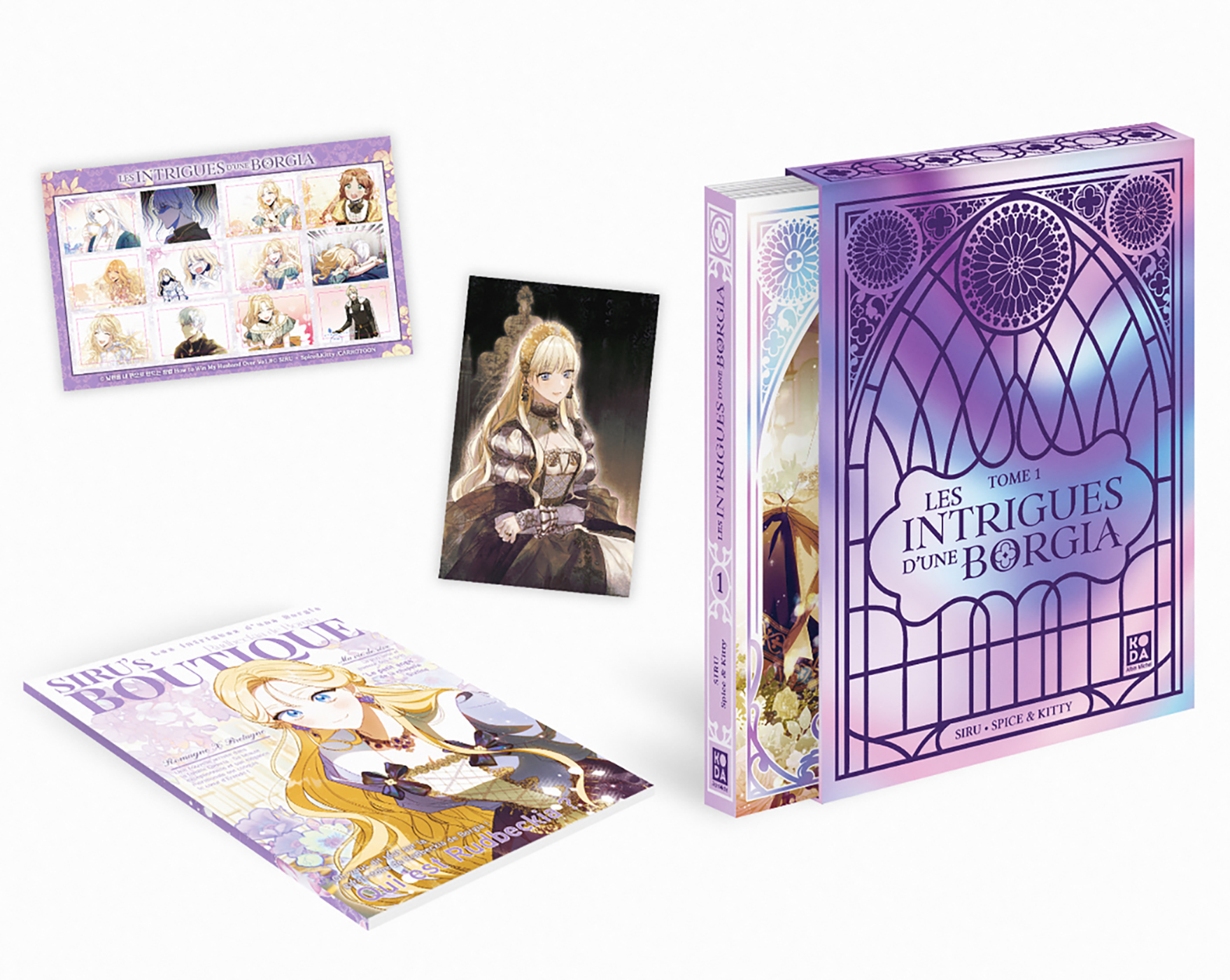 Les Intrigues d'une Borgia - tome 1 - Etui collector avec artbook