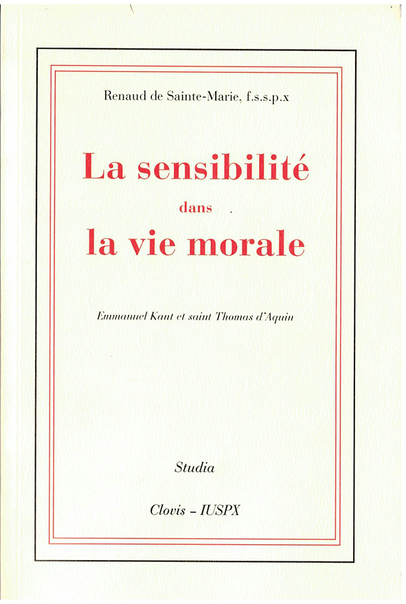 La sensibilité dans la vie morale