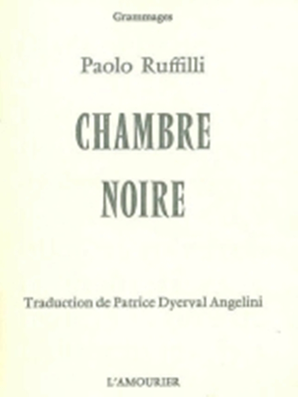 LA CHAMBRE NOIRE