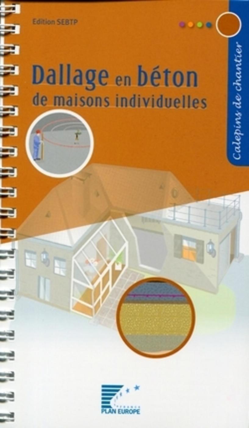 Dallage en béton de maisons individuelles