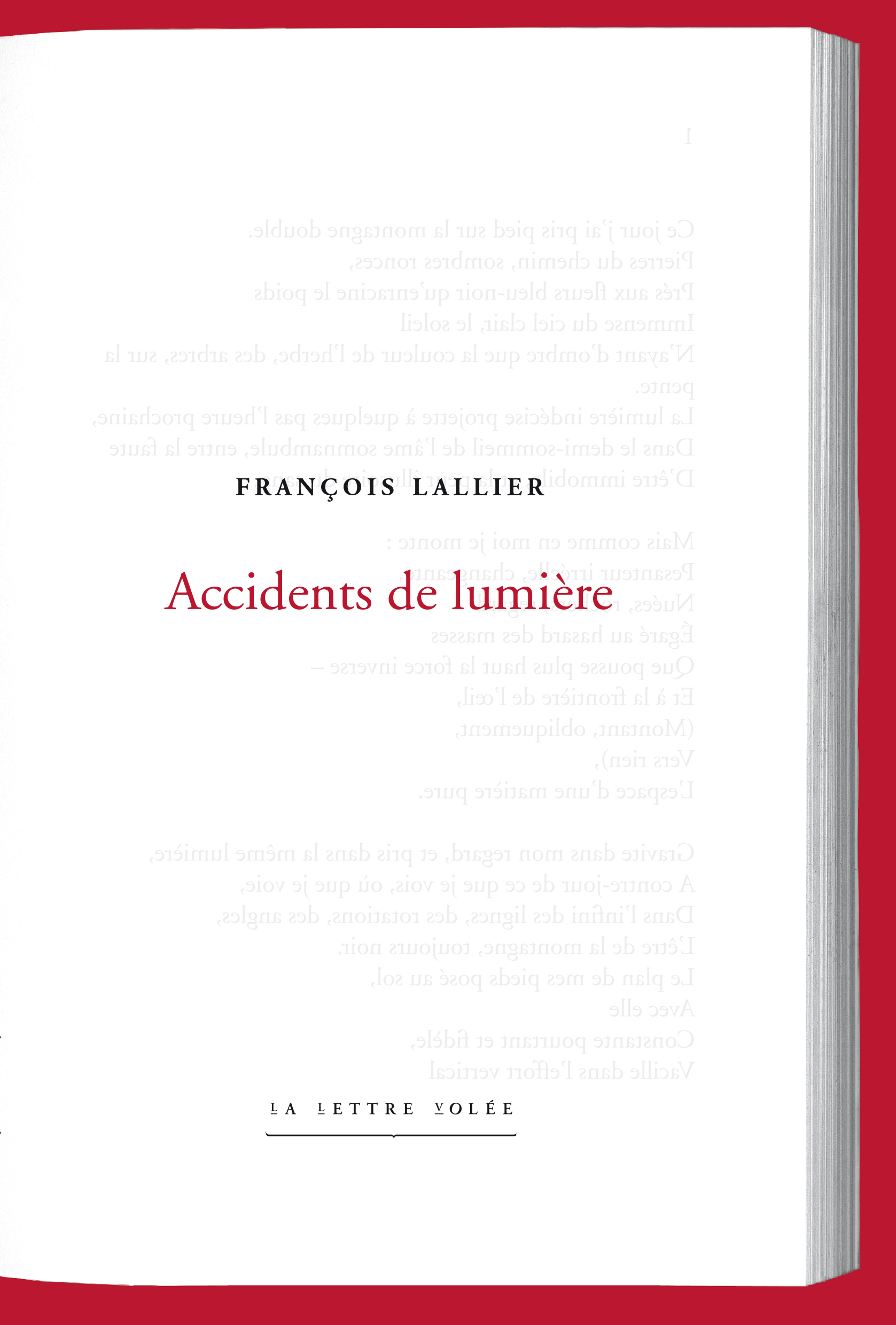ACCIDENTS DE LUMIÈRE