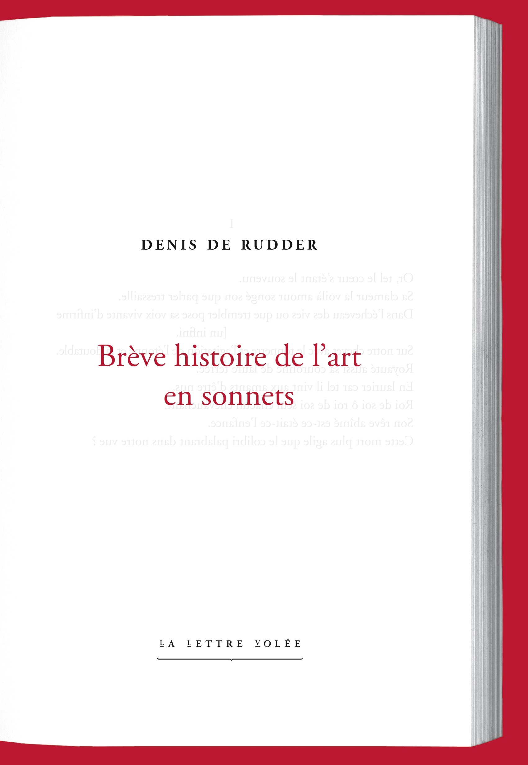 Brève histoire de l'art en sonnets