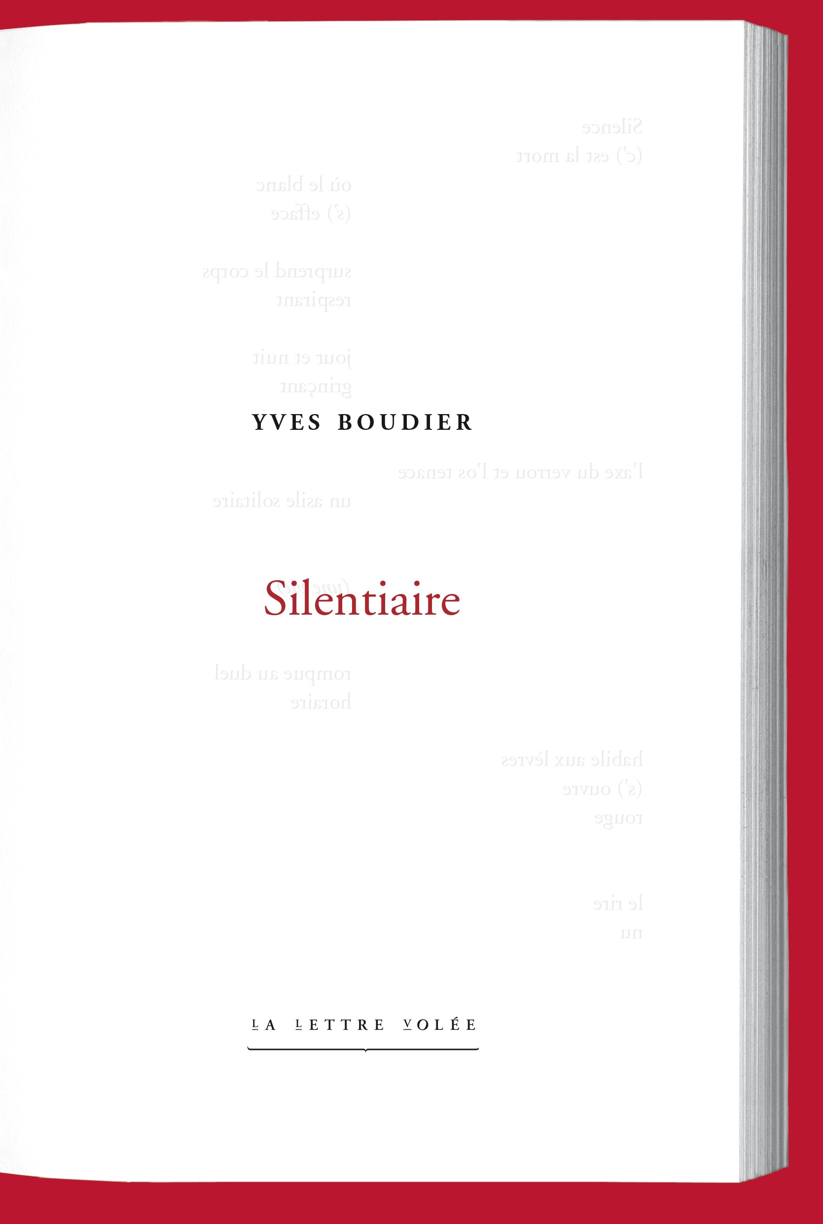 Yves Boudier. Silentiaire