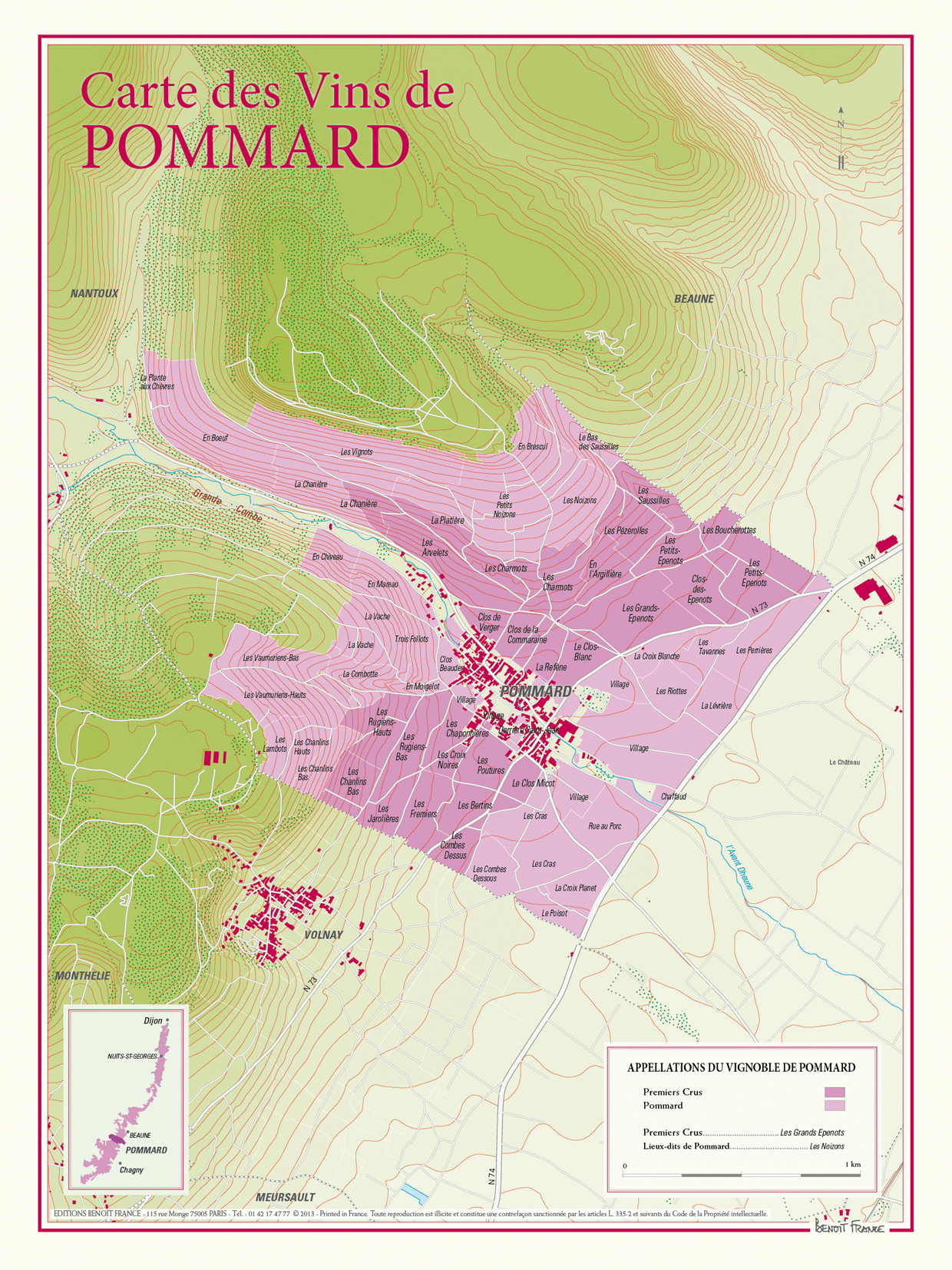 CARTE DES VINS DE POMMARD
