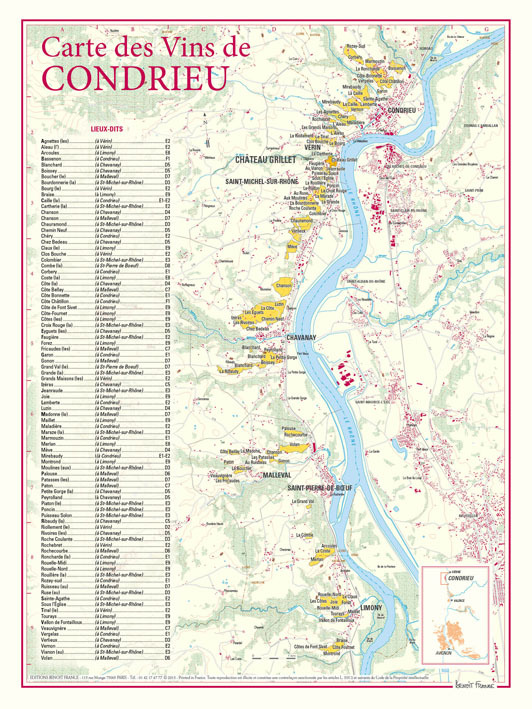 CARTE DES VINS DE CONDRIEU