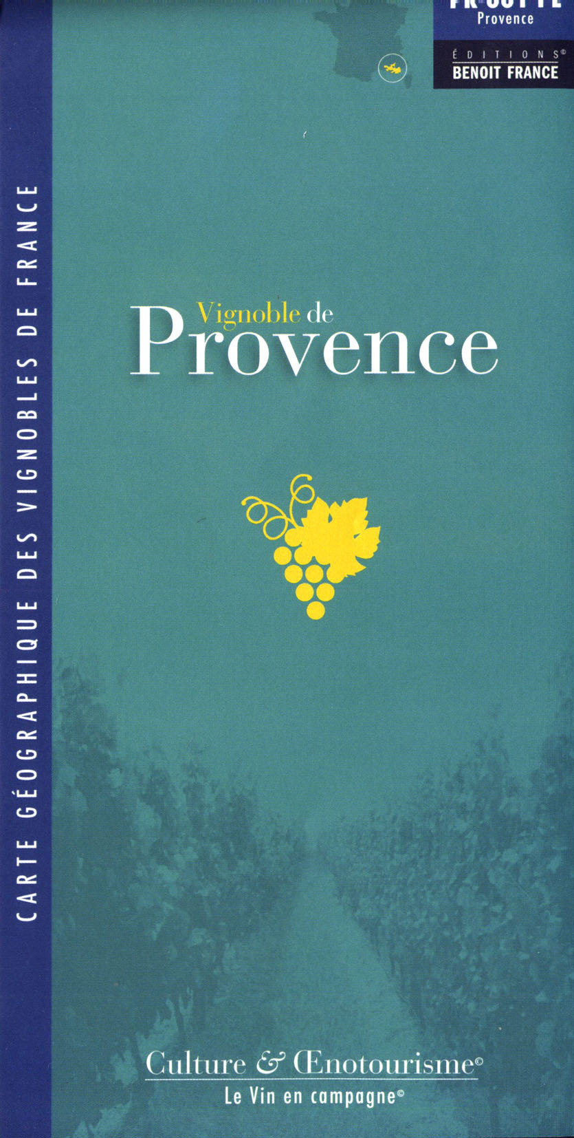 VIGNOBLE DE PROVENCE PLIEE CARTE PLIEE