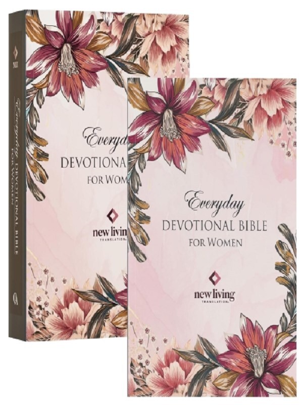 NLT Holy Bible Everyday Devotional Bible for Women New Living Translation, Floral