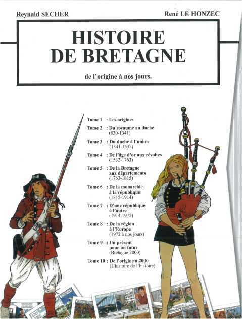 Coffret histoire de  bretagne tomes 1 à 10