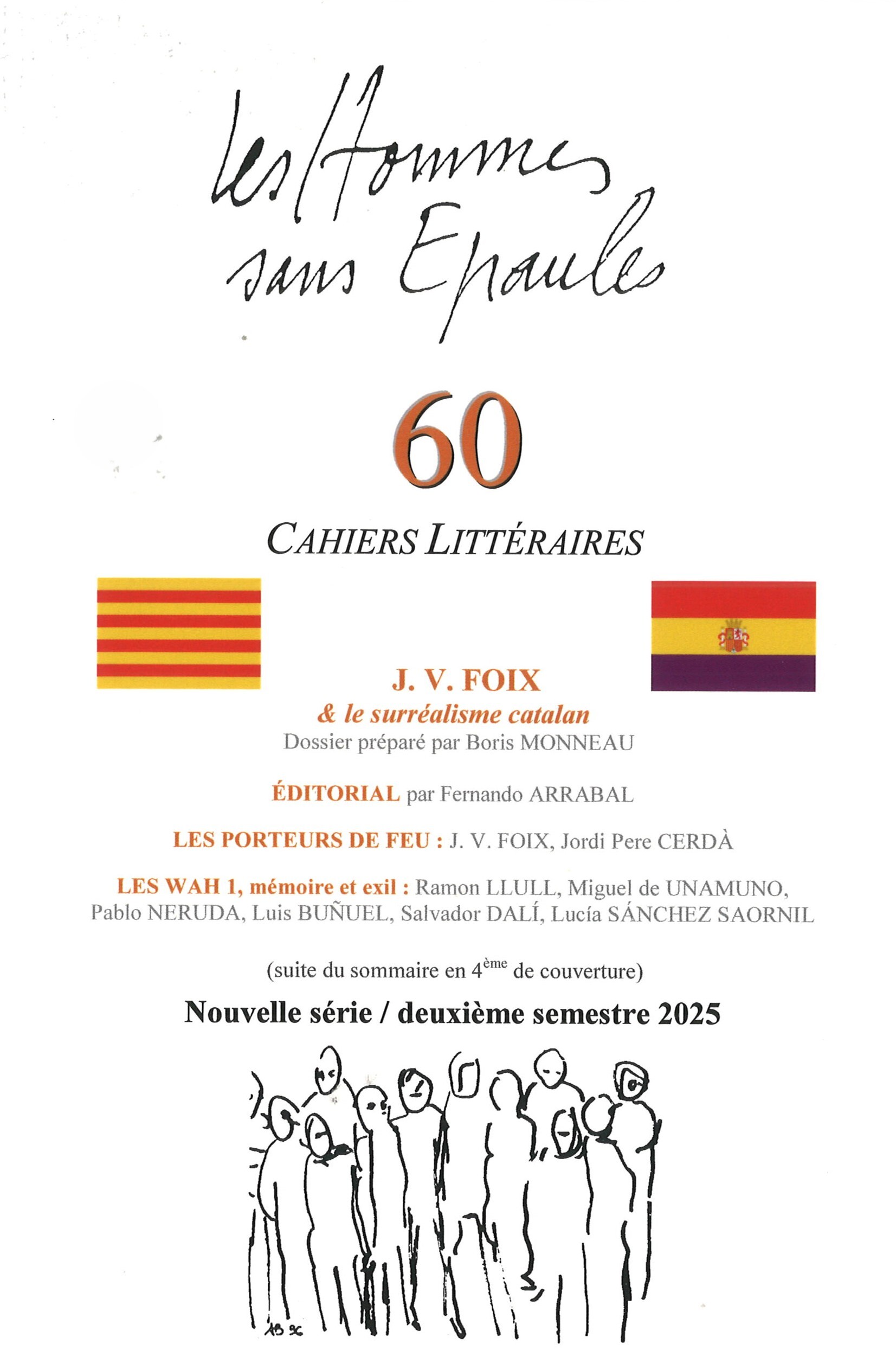 Les Hommes sans Épaules n°60, Dossier J.- V. FOIX & LE SURRÉALISME CATALAN