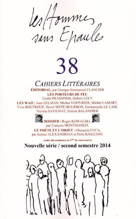 Les Hommes sans Epaules n°38: Dossier Roger Kowalski, à l'oiseau à la miséricorde