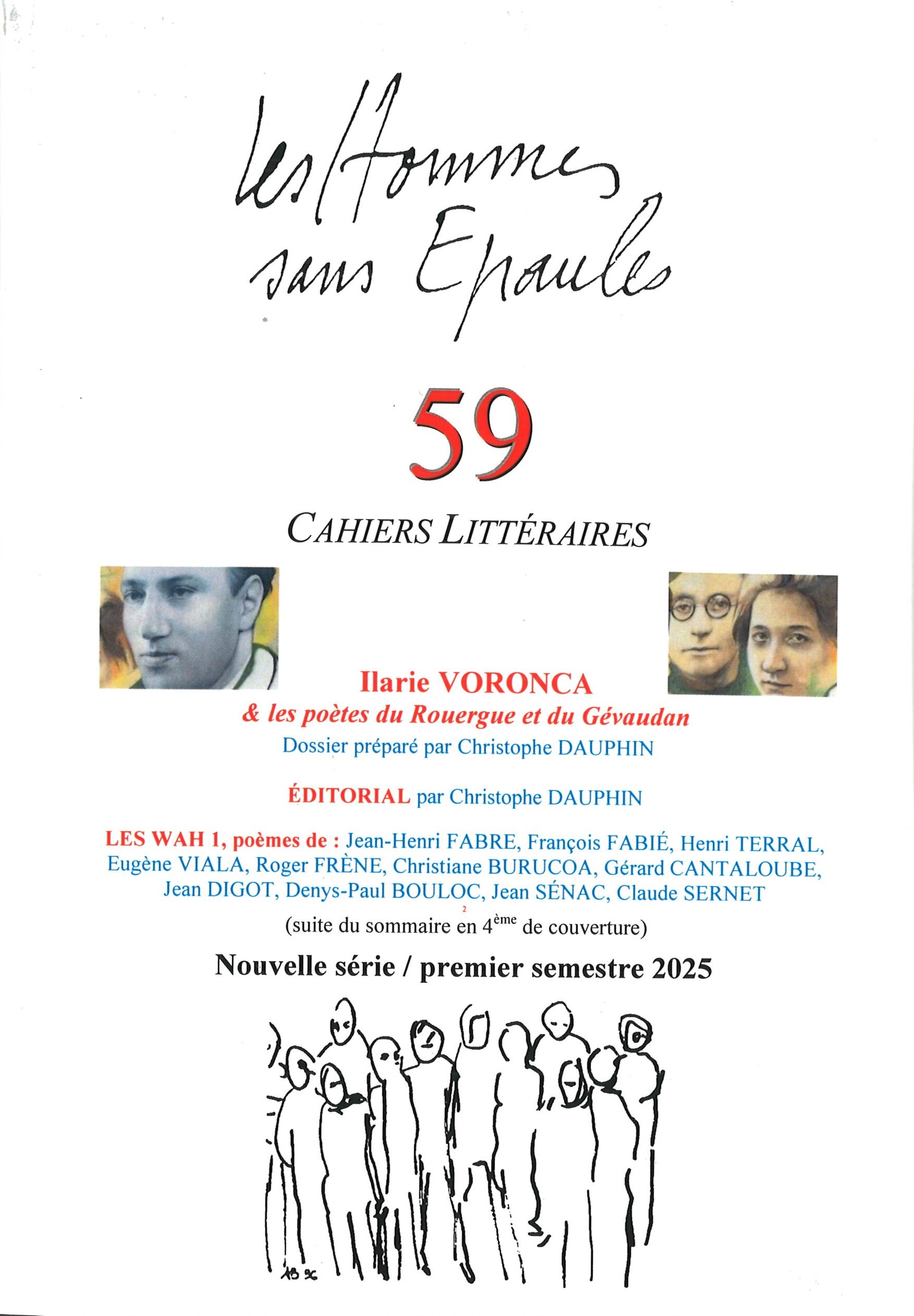 Les Hommes sans Épaules n°59, Dossier : Ilarie VORONCA & les poètes du Rouergue et du Gévaudan