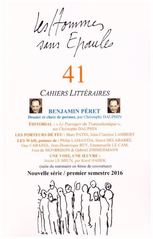Les Hommes sans Épaules n°41 : Dossier La parole est toujours à Benjamin PÉRET